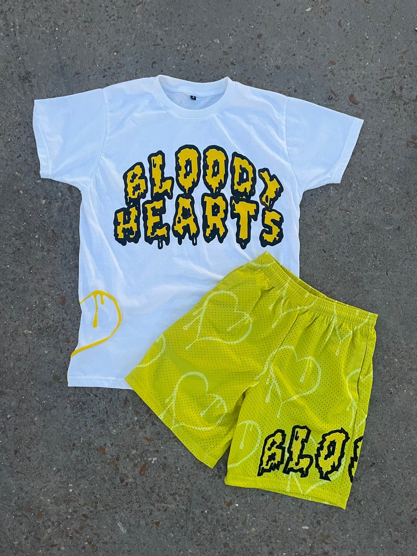 YELLOW 'Bloody Hearts' SET